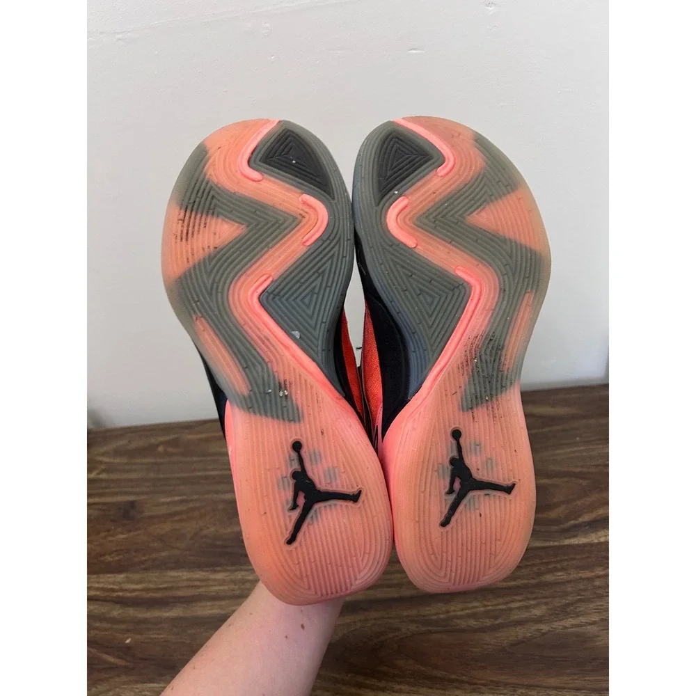 Jordan Luka 2 Bright Mango Black Basketball Shoes DX8733-800 Mens 10